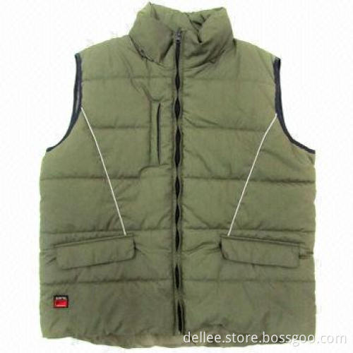 Body Warmer Vest, Ripstop Nylon Pongee with PA Coating, Comfortable, for Adult, Country Design